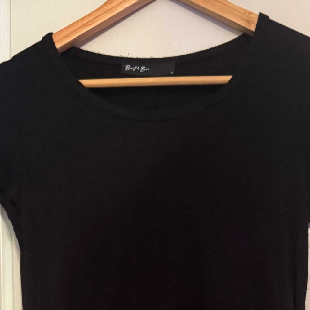 🖤 Black T-Shirt Dress | Brat & Bri | Size Small | Pockets Brat & Bri - Picture 4 of 6